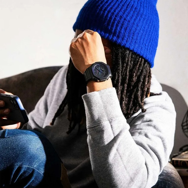 Часы наручные мужские Casio GA-2100VB-1A