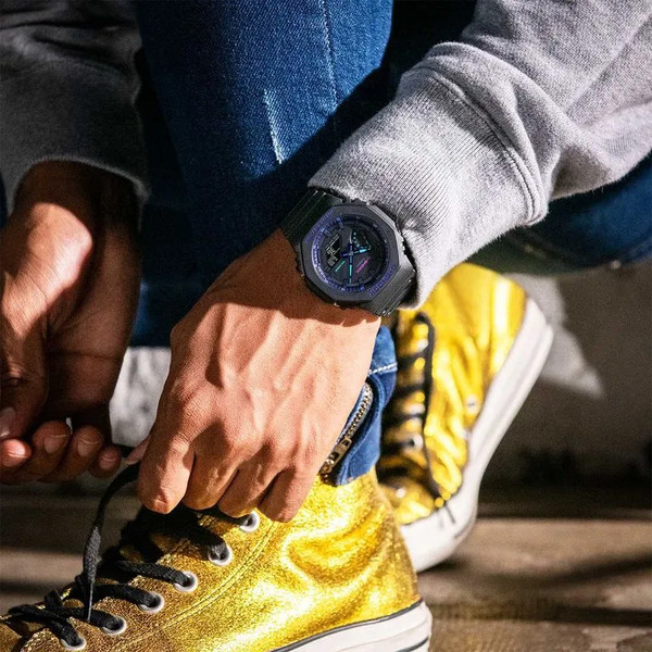 Часы наручные мужские Casio GA-2100VB-1A