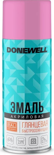 Эмаль Donewell RAL 3015 Универсальная акриловая DW-A3015 - фото