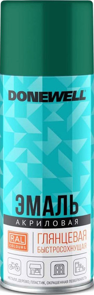 Эмаль Donewell RAL 6016 Универсальная акриловая DW-A6016 - фото