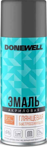 Эмаль Donewell RAL 7012 Универсальная акриловая DW-A7012 - фото