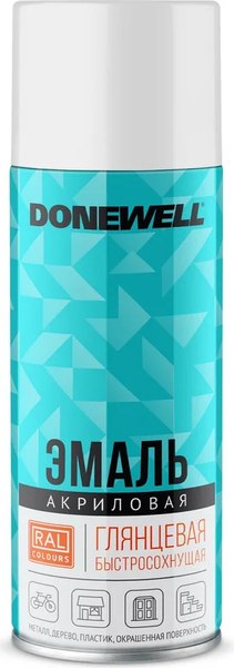 Эмаль Donewell RAL 9003 Универсальная акриловая DW-A9003 - фото