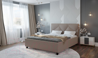 Полуторная кровать Natura Vera Амбер с ПМ 140x200