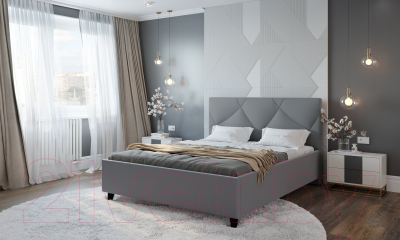 Полуторная кровать Natura Vera Амбер с ПМ 140x200