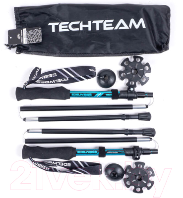Трекинговые палки Tech Team Edelweis 5-ти секционные