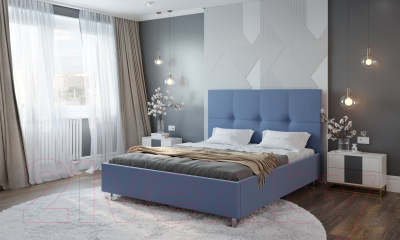 Двуспальная кровать Natura Vera Kiama с ПМ 160x200