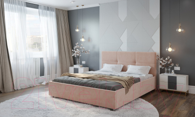 Двуспальная кровать Natura Vera Liton с ПМ 160x200