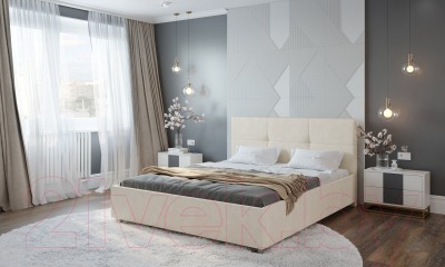 Двуспальная кровать Natura Vera Liton с ПМ 160x200