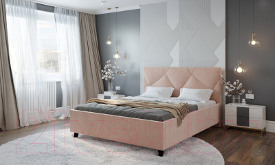 Двуспальная кровать Natura Vera Амбер с ПМ 160x200