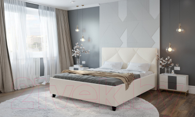 Двуспальная кровать Natura Vera Амбер с ПМ 160x200