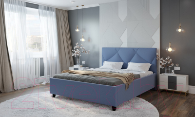 Двуспальная кровать Natura Vera Амбер с ПМ 160x200