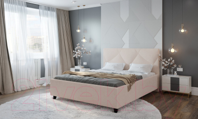 Двуспальная кровать Natura Vera Амбер с ПМ 160x200