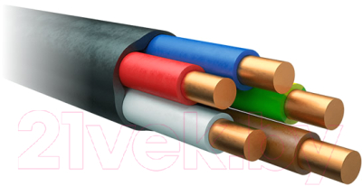 Кабель силовой Автопровод ВВГнг(А)-LS 5x2.5 660В - фото