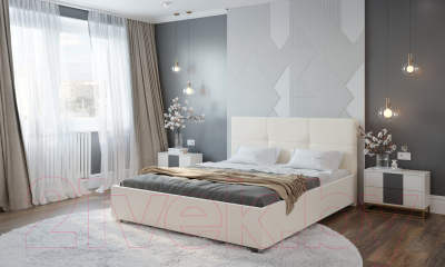 Двуспальная кровать Natura Vera Liton с ПМ 180x200