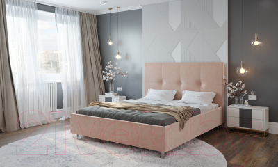 Двуспальная кровать Natura Vera Kiama с ПМ 120x200