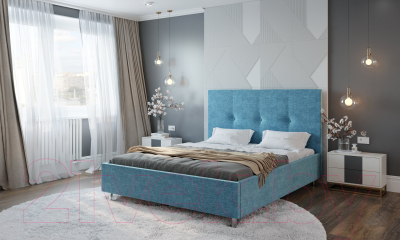 Двуспальная кровать Natura Vera Kiama с ПМ 120x200