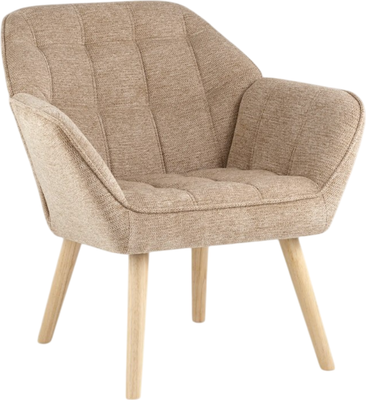 Кресло мягкое Stool Group Вэйл / QH-8904K (бежевый) - фото