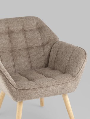 Кресло мягкое Stool Group Вэйл / QH-8904K (серый)