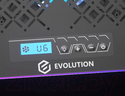 Подставка для ноутбука Evolution LCS-05 RGB с активным охлаждением