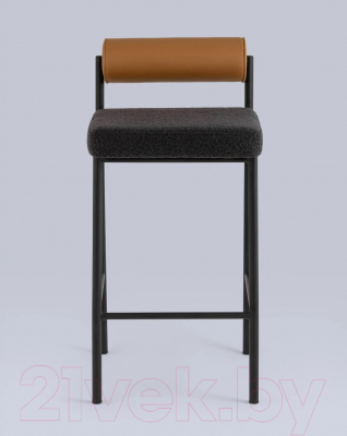 Стул барный Stool Group Балла / FDC9939 (темно-серый/коричневый)