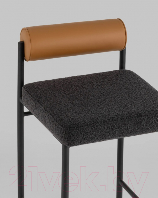Стул барный Stool Group Балла / FDC9939 (темно-серый/коричневый)