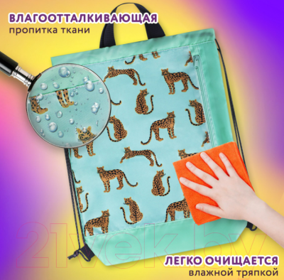 Мешок для обуви Юнландия Wild Cats / 271614