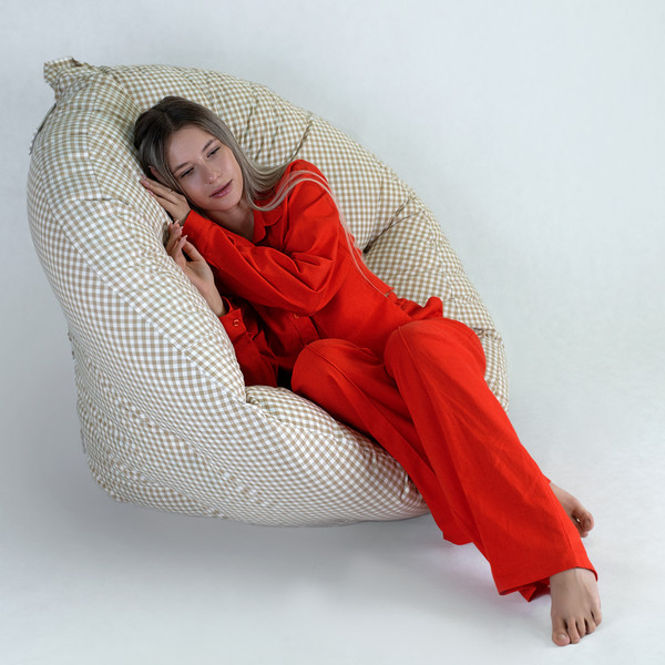 Бескаркасный пуф-трансформер Мебелик G