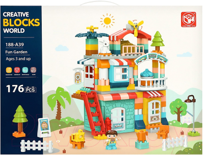 Конструктор Kids Home Toys Загородный домик. 2 варианта сборки 188-A39 / 9655734 - фото