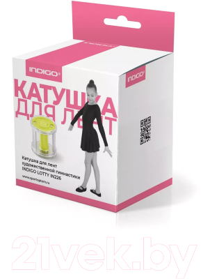 Катушка для гимнастической ленты Indigo Sport IN226