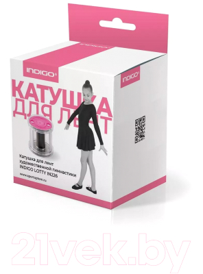 Катушка для гимнастической ленты Indigo Sport IN226