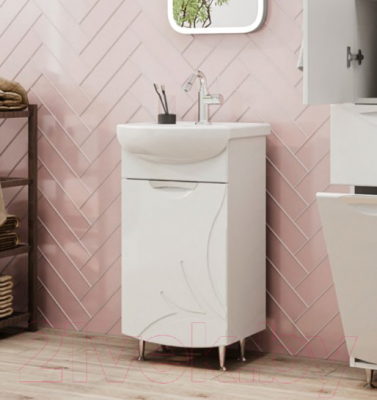 Тумба с умывальником Volna Adel 40.1D c умывальником Азов 40