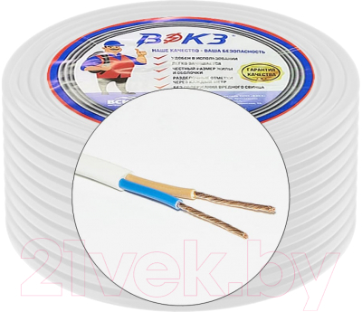 Шнур ВЭКЗ ШВВП 2x0.5 380В