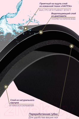 Коврик для ванной Евроковрик №1139 50x140