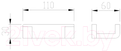Крючок для ванной Abber Westen AA1750