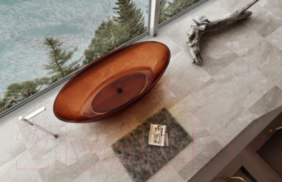 Ванна из полиэфирной смолы Abber Kristall AT9702 Opal