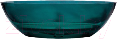 Ванна из полиэфирной смолы Abber Kristall AT9702 Aquamarin - фото