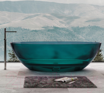 Ванна из полиэфирной смолы Abber Kristall AT9702 Aquamarin