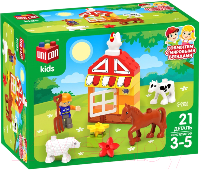 Конструктор Unicon Ферма / 9468378 - фото