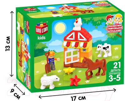 Конструктор Unicon Ферма / 9468378