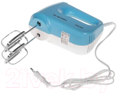 Миксер ручной Centek CT-1128 (белый/синий)