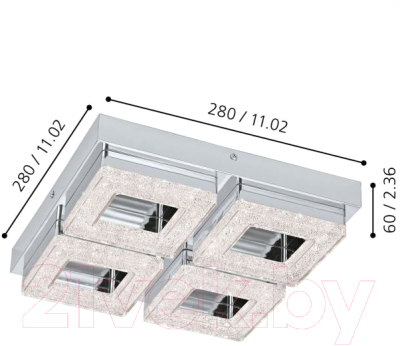 Потолочный светильник Eglo Fradelo 95657