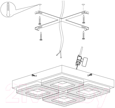 Потолочный светильник Eglo Fradelo 95657