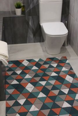 Коврик для ванной Евроковрик №1121а 100x140