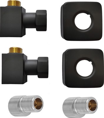 Полотенцесушитель водяной Ростела Экспи Квадро V 30 40x80/7 (1/2