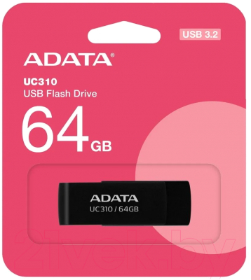 USB flash накопитель A-data UC310 64GB (UC310-64G-RBK)