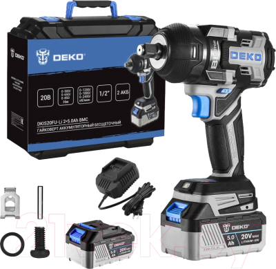 Аккумуляторный гайковерт Deko DKIS20FU-Li / 063-4433