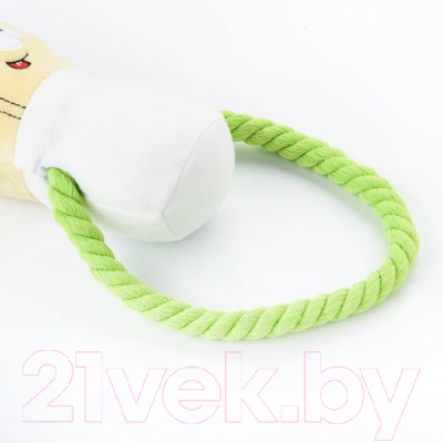 Игрушка для собак Mr. Kranch Шаурма с канатиком и пищалкой / MKR100110