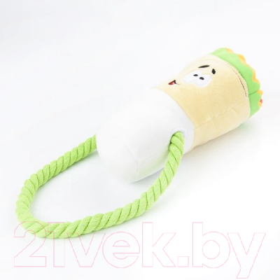 Игрушка для собак Mr. Kranch Шаурма с канатиком и пищалкой / MKR100110