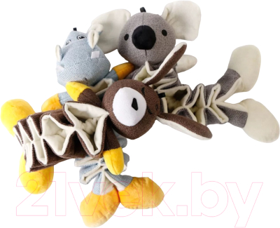 Игрушка для собак Mr. Kranch Зайчик с карманами / MKR000022