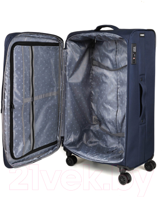 Чемодан на колесах Torber Brosno / T1901L-Blue